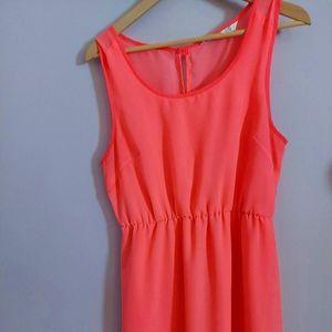 Bluenotes hot pink or coral size large dress